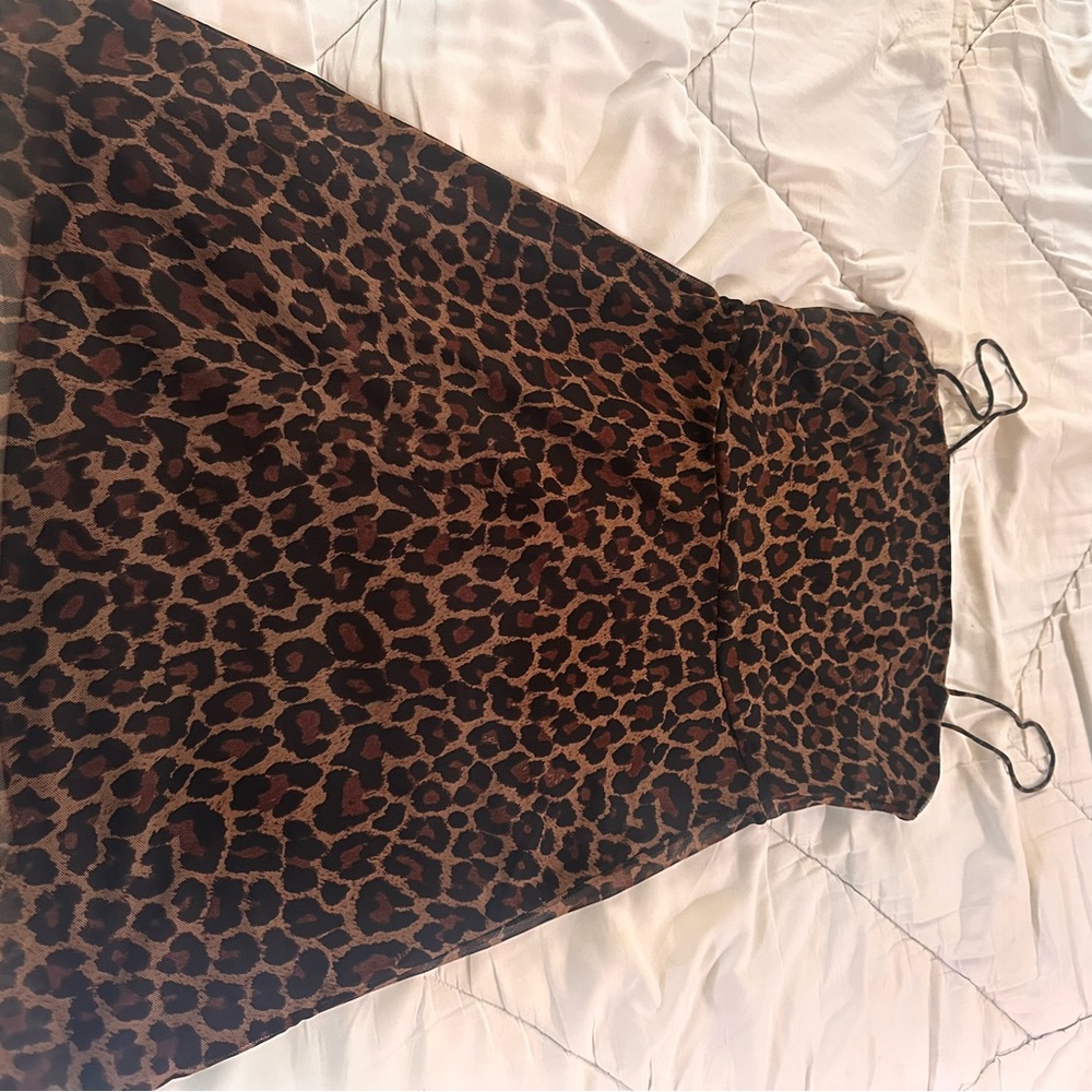 Mango Animal Print Dress